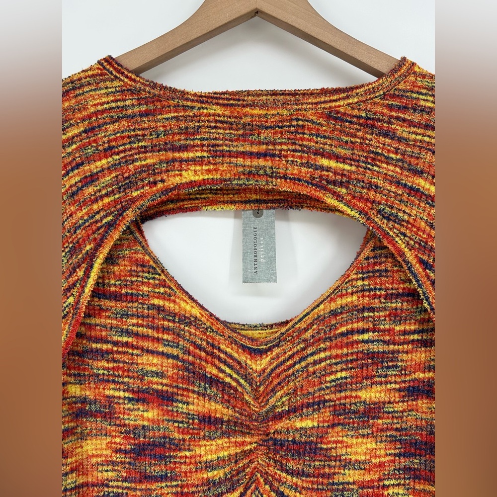 "NWT" Anthropologie Current Air Cutout Mini‎ Dress, MultiColor, Size XS Petite - Picture 8 of 8